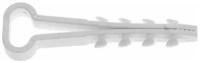 Дюбель-хомут для прямоугольного кабеля 12х6 мм белый STARFIX 100 штук (SMP2-84564-100)