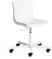 Кресло офисное Tetchair SKALBERG OFFICE (mod. C-084-B) / 1 шт. в упаковке, металл/пластик, 46 х 59 х 75-90 см, White (белый)