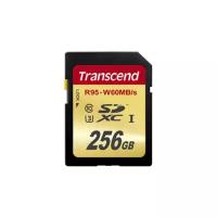 SD 256GB Transcend SDXC Class 10 UHS-I U3, V30, TLC, Silver TS256GSDC300S