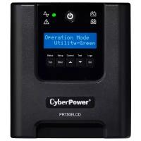 Интерактивный ИБП CyberPower PR750ELCD чёрный 675 Вт