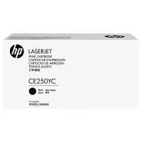 Картридж HP CE250YC, 12000 стр, черный