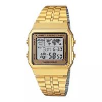 Наручные часы CASIO Vintage A500WGA-9, золотой, серебряный