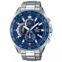 Наручные часы CASIO Edifice EFV-550D-2A, серебряный, синий