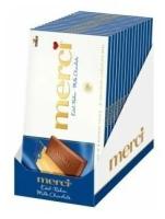 Шоколад молочный MERCI, 100г х 10шт