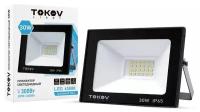 Светодиодный прожектор Tokov Light 30Вт 1700лм 6500К IP65 черн. TKL-FL/LED-30-6.5K-IP65