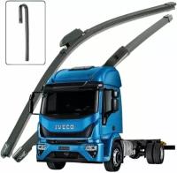 Дворники Iveco EuroCargo (4) Ивеко ЕвроКарго 2015 2016 2017 2018 2019 2020 2021 2022 Щетки стеклоочистителя бескаркасные 700мм-700мм к-т 2шт