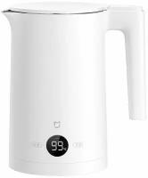 Чайник Xiaomi Thermostatic Electric Kettle 2 CN, белый, с переходником на евро-розетку