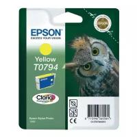 Картридж Epson C13T07944010, 885 стр, желтый, тех. уп