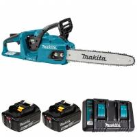 Аккумуляторная цепная пила MAKITA DUC355PT2 (2xBL1850B,DC18RD)