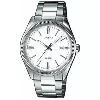 Наручные часы CASIO CASIO MTP-1302D-7A1, белый, серебряный
