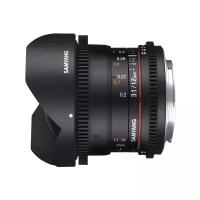 Объектив Samyang 12mm T3.1 ED AS NCS VDSLR Fish-eye Canon EF