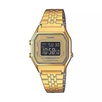 Наручные часы CASIO Vintage LA680WGA-9B, золотой, черный