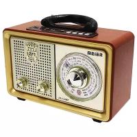 Радиоприемник Meier M-110BT (Bluetooth+ МР3 плеер) (золотистый)