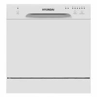 Посудомоечная машина Hyundai DT403, компактная, настольная, 8 комплектов, 6 программ, белый