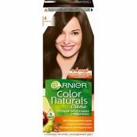 GARNIER Color Naturals стойкая питательная крем-краска для волос, 4, каштан