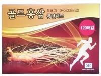 Пластырь обезболивающий Daejeon Red Ginseng Dong Jeon Pad с красным женьшенем, 120 шт