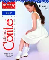 Носки нарядные с бантиком LILY р.20-22