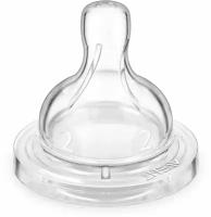 Соска Philips Avent Classic+ медленный поток с 1 мес, 2 шт