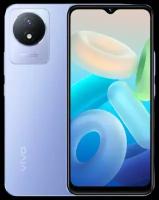 Смартфон Vivo Y02, 6.51'', 2 Гб, 32 Гб, 8 Мп, 5 Мп, 2 Sim, LTE, 5000 мАч, синий