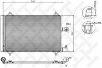 10-45064-315 радиатор кондиционера наСитроен Citroen Xsara 2.0HDi,Пежо Peugeot 406 99-