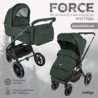 Коляска 2в1 Indigo FORCE зеленый