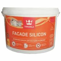 TIKKURILA FACADE SILICON краска акриловая для фасадов и цоколей, VVA (9л)