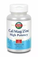 KAL Cal/Mag/Zinc High Potency 100 таблеток (KAL)