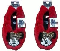 Мягкие носочки "Minnie Mouse" (красные) р.36-38