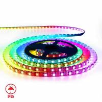 LED лента RGB 5м (SMD5050,WS2812,3pin,5В, IP65) Огонек OG-LDL46