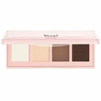 Pupa Палетка теней для век Vamp! 4 Eyeshadow Palette, 4 оттенка, тон №001, Натуральный матовый, 5,2 гр