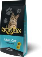 Econature Adult Cat Fish Formula сухой корм для кошек с рыбой