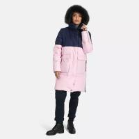 Пальто для женщин HUPPA SIGMUNDA, cветло-розовый/ тёмно-синий 80103 размер 0XL