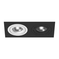 Встраиваемый светильник Lightstar Intero 16 i5270607, GU10, 100Вт, кол-во ламп:2шт., Черный