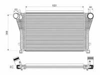 Интеркулер AUDI A3/S3 12-/SKODA OCTAVIA 13-/VOLKSWAGEN GOLF 12- SAT ST-5Q0145803H | цена за 1 шт