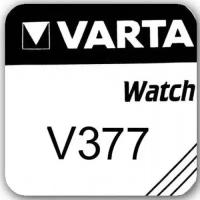 Батарейка для часов Varta V377 SR66 SW 1.55V, 24mAh, 6.8x2.6mm в блистере 1шт
