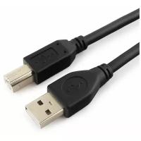 Кабель Cablexpert USB 2.0 Pro AM/BM, 1.8м, экран, черный, пакет