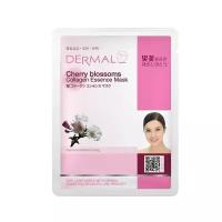 DERMAL Cherry Blossoms Collagen Essence Mask маска с Коллагеном и экстрактом цветов вишни