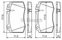 Колодки Тормозные Дисковые Premium 2, Передн, Mercedes-Benz S-Klasse (221) Bosch арт. 0986495278