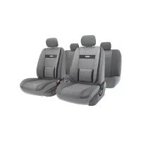 Авточехлы AUTOPROFI COM-1105GP D. GY/D. GY (M) COMFORT, экокожа, темно-серый, размер М