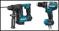 Набор инструментов Makita DLX2278 (Перфоратор DHR171 и Дрель DHP484)