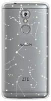 Силиконовый чехол Созвездия на ZTE Axon 7