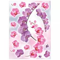 DECORETTO / Наклейка для декора Веточка орхидеи