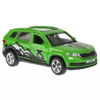 Легковой автомобиль ТЕХНОПАРК Skoda Kodiaq Спорт (KODIAQ-S) 1:32, 12 см, зеленый/черный