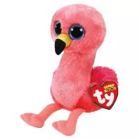 Игрушка мягкая TY Beanie Boo's розовая фламинго Gilda 15см, 36848