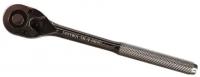 Трещотка ER-91272 1/2" 72-зубцовая с прямой рифленой металлической ручкой L-260мм эврика