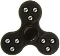 Спиннер пластик мульти черный Roller ball Fidget Spinner- black Color PACK 9х9x1,1 см