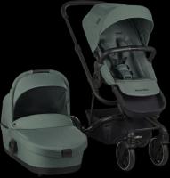 Универсальная коляска Easywalker Harvey3 (2 в 1), forest green, цвет шасси: Black-Matt