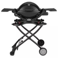 Газовый гриль Weber Q 1200 Black Line c тележкой Черный