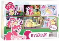 Кубики My Little Pony 6 штук Затейники GT8789