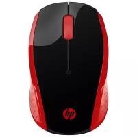 Мышь HP 200 2HU82AA Red USB